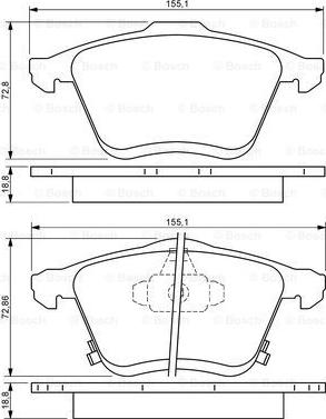 BOSCH 0 986 494 149 - Jarrupala, levyjarru inparts.fi