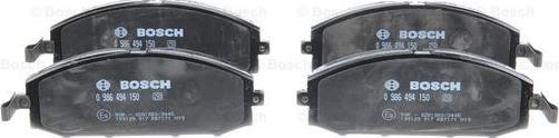 BOSCH 0 986 494 150 - Jarrupala, levyjarru inparts.fi