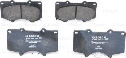 BOSCH 0 986 494 153 - Jarrupala, levyjarru inparts.fi