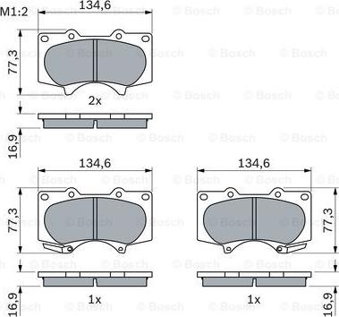 BOSCH 0 986 494 153 - Jarrupala, levyjarru inparts.fi