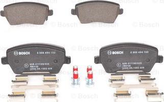 BOSCH 0 986 494 160 - Jarrupala, levyjarru inparts.fi