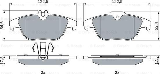 BOSCH 0 986 494 162 - Jarrupala, levyjarru inparts.fi