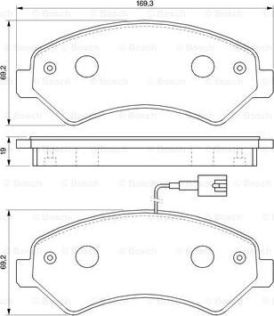 BOSCH 0 986 494 109 - Jarrupala, levyjarru inparts.fi