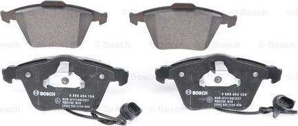 BOSCH 0 986 494 104 - Jarrupala, levyjarru inparts.fi