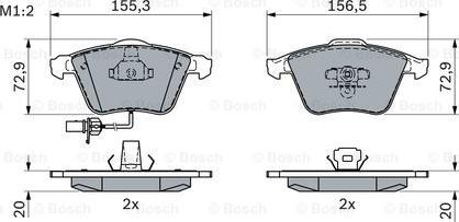 BOSCH 0 986 494 104 - Jarrupala, levyjarru inparts.fi