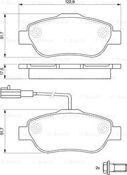 BOSCH 0 986 494 114 - Jarrupala, levyjarru inparts.fi