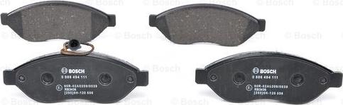 BOSCH 0 986 494 111 - Jarrupala, levyjarru inparts.fi