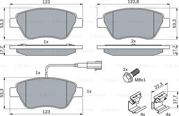 BOSCH 0 986 494 113 - Jarrupala, levyjarru inparts.fi