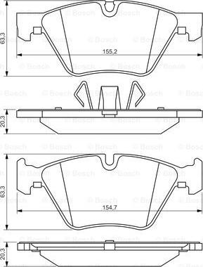 BOSCH 0 986 494 117 - Jarrupala, levyjarru inparts.fi