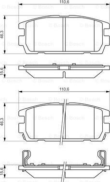 BOSCH 0 986 494 137 - Jarrupala, levyjarru inparts.fi