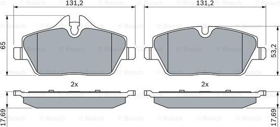 BOSCH 0 986 494 120 - Jarrupala, levyjarru inparts.fi