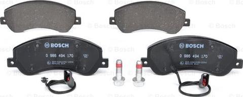 BOSCH 0 986 494 170 - Jarrupala, levyjarru inparts.fi