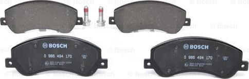 BOSCH 0 986 494 170 - Jarrupala, levyjarru inparts.fi