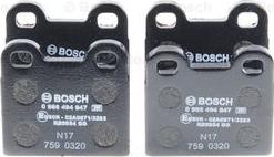 BOSCH 0 986 494 847 - Jarrupala, levyjarru inparts.fi