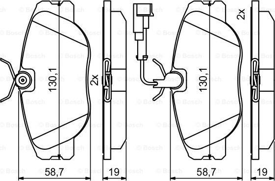 BOSCH 0 986 494 851 - Jarrupala, levyjarru inparts.fi