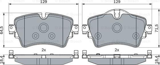 BOSCH 0 986 494 809 - Jarrupala, levyjarru inparts.fi