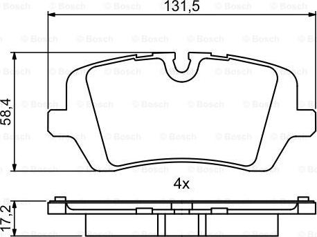 BOSCH 0 986 494 810 - Jarrupala, levyjarru inparts.fi