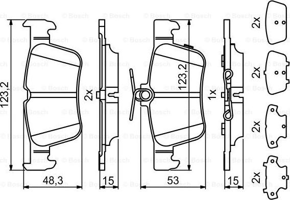 BOSCH 0 986 494 839 - Jarrupala, levyjarru inparts.fi