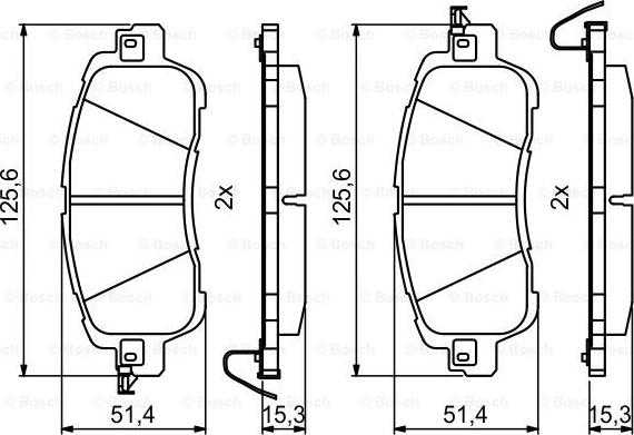 BOSCH 0 986 494 832 - Jarrupala, levyjarru inparts.fi