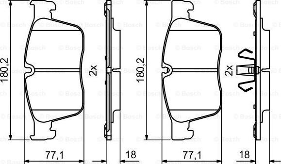 BOSCH 0 986 494 829 - Jarrupala, levyjarru inparts.fi