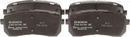 BOSCH 0 986 494 828 - Jarrupala, levyjarru inparts.fi