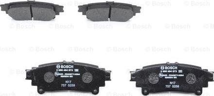 BOSCH 0 986 494 873 - Jarrupala, levyjarru inparts.fi