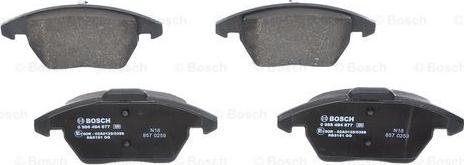 BOSCH 0 986 494 877 - Jarrupala, levyjarru inparts.fi