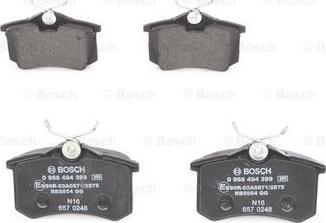 BOSCH 0 986 494 399 - Jarrupala, levyjarru inparts.fi