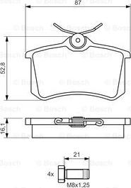 BOSCH 0 986 494 399 - Jarrupala, levyjarru inparts.fi