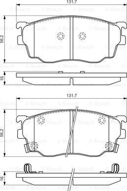 BOSCH 0 986 494 394 - Jarrupala, levyjarru inparts.fi