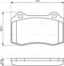 BOSCH 0 986 494 393 - Jarrupala, levyjarru inparts.fi