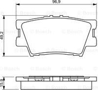 BOSCH 0 986 494 346 - Jarrupala, levyjarru inparts.fi