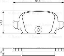 BOSCH 0 986 494 340 - Jarrupala, levyjarru inparts.fi