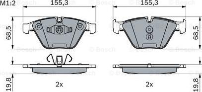 BOSCH 0 986 494 354 - Jarrupala, levyjarru inparts.fi