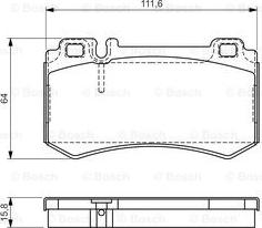 BOSCH 0 986 494 356 - Jarrupala, levyjarru inparts.fi