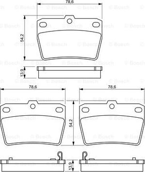 BOSCH 0 986 494 350 - Jarrupala, levyjarru inparts.fi