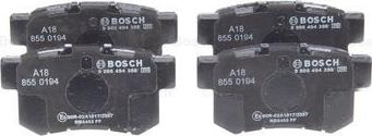 BOSCH 0 986 494 358 - Jarrupala, levyjarru inparts.fi