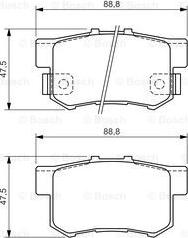 BOSCH 0 986 494 358 - Jarrupala, levyjarru inparts.fi