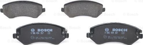 BOSCH 0 986 494 357 - Jarrupala, levyjarru inparts.fi