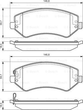 BOSCH 0 986 494 357 - Jarrupala, levyjarru inparts.fi