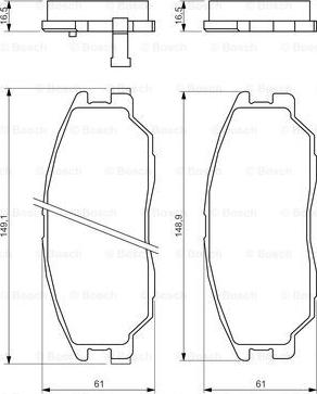 BOSCH 0 986 494 360 - Jarrupala, levyjarru inparts.fi