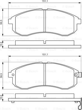 BOSCH 0 986 494 362 - Jarrupala, levyjarru inparts.fi