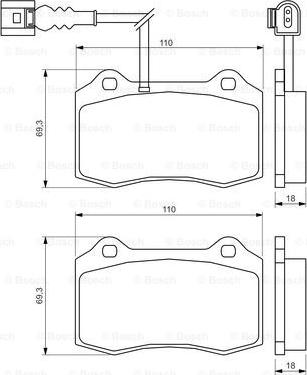 BOSCH 0 986 494 367 - Jarrupala, levyjarru inparts.fi