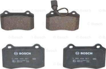 BOSCH 0 986 494 367 - Jarrupala, levyjarru inparts.fi