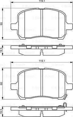 BOSCH 0 986 494 306 - Jarrupala, levyjarru inparts.fi