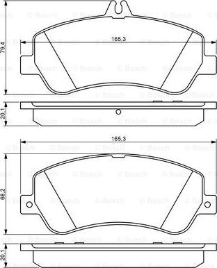 BOSCH 0 986 494 302 - Jarrupala, levyjarru inparts.fi