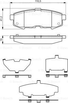 BOSCH 0 986 494 319 - Jarrupala, levyjarru inparts.fi