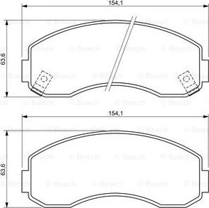 BOSCH 0 986 494 314 - Jarrupala, levyjarru inparts.fi