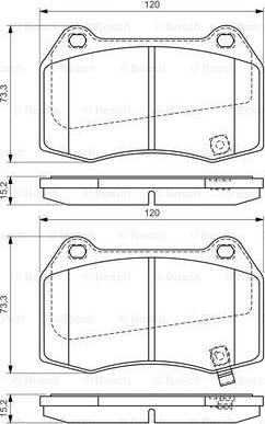 BOSCH 0 986 494 310 - Jarrupala, levyjarru inparts.fi