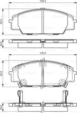 BOSCH 0 986 494 311 - Jarrupala, levyjarru inparts.fi